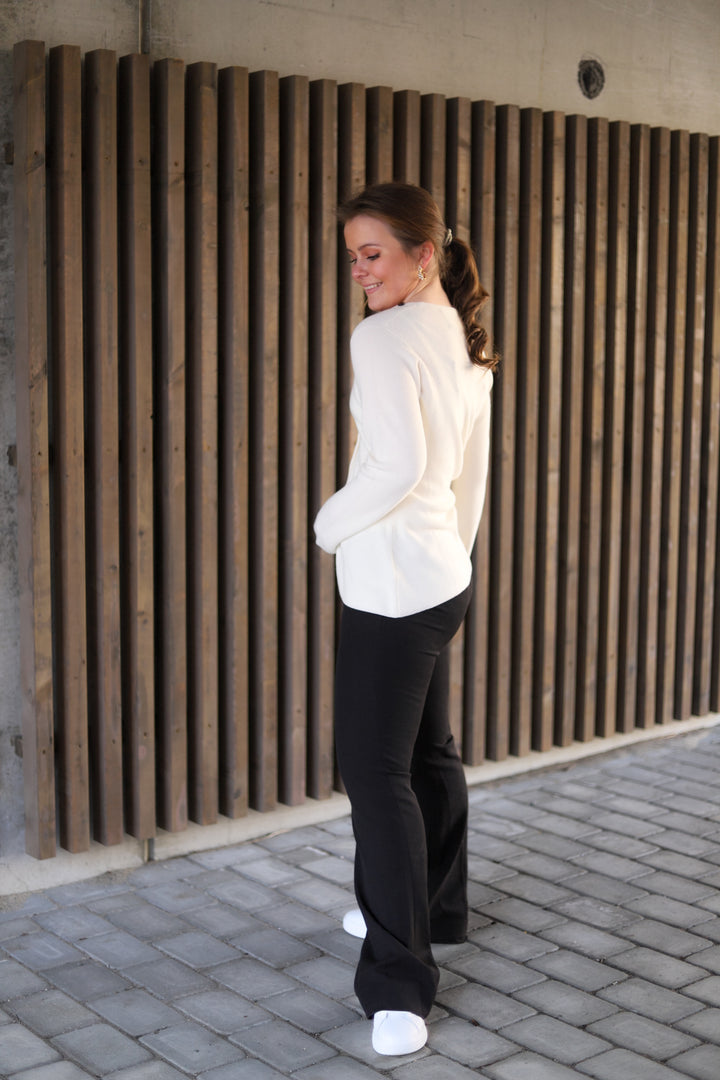 Freja Merino Cardigan Eggshell