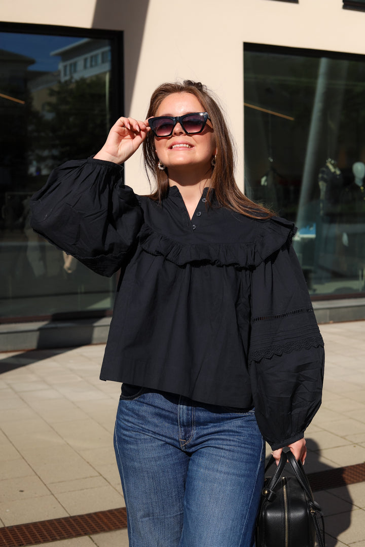 May Blouse Dark Navy