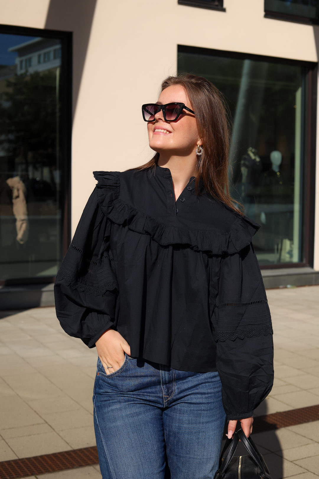 May Blouse Dark Navy
