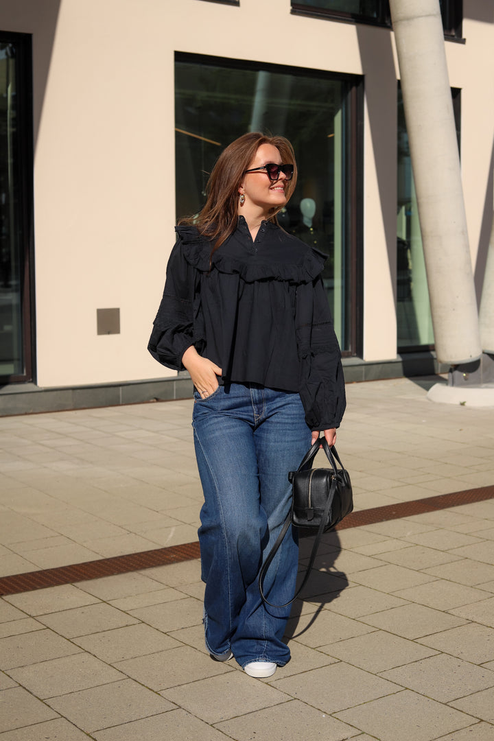 May Blouse Dark Navy
