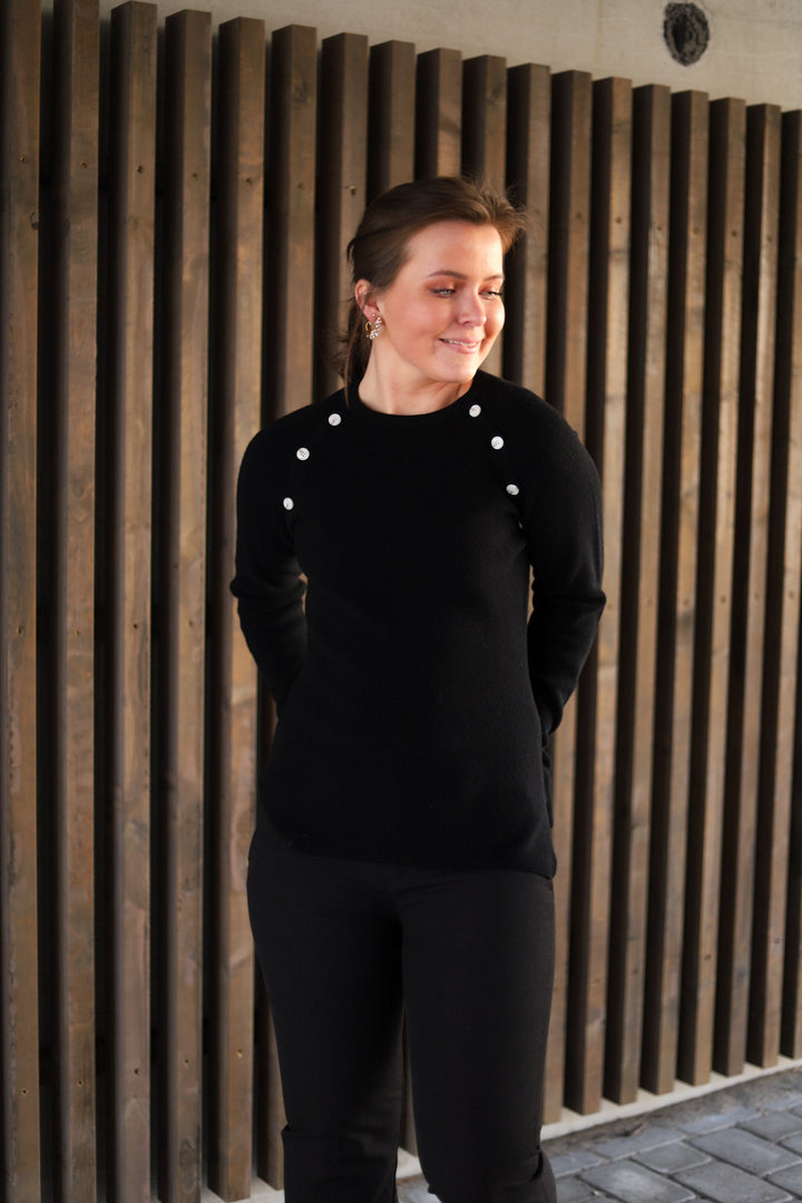 Mary Merino Sweater Black