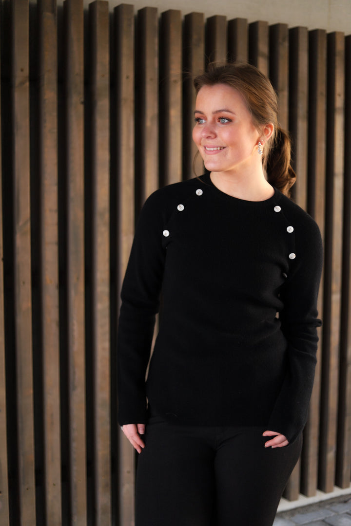 Mary Merino Sweater Black