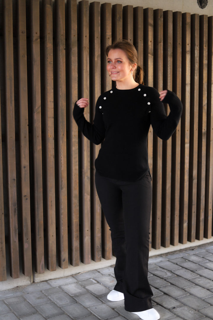 Mary Merino Sweater Black