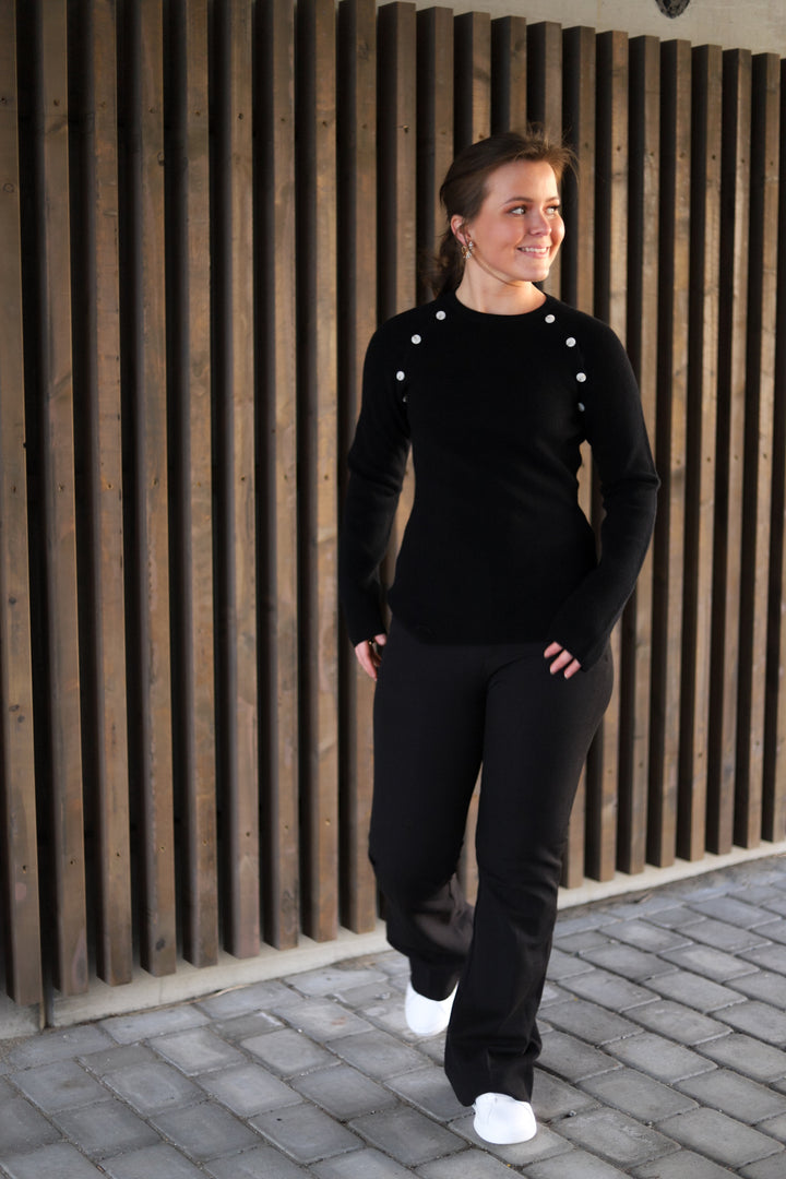 Mary Merino Sweater Black