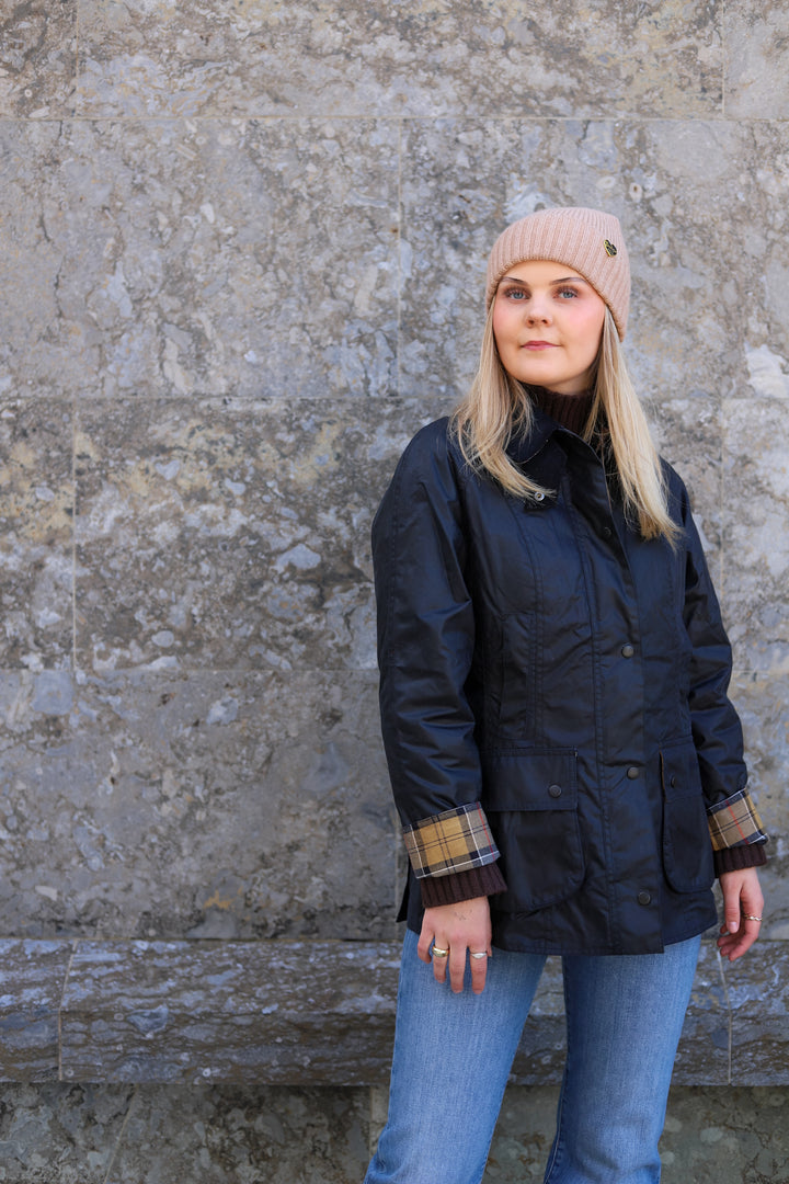 Beadnell Wax Jacket Navy