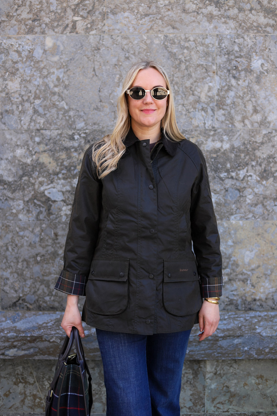 Classic Beadnell Wax Jacket Olive