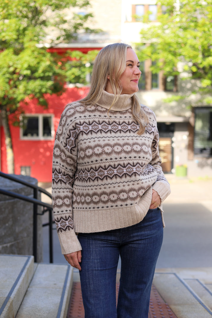 Helen Knit Light Pearl/Pale Pink
