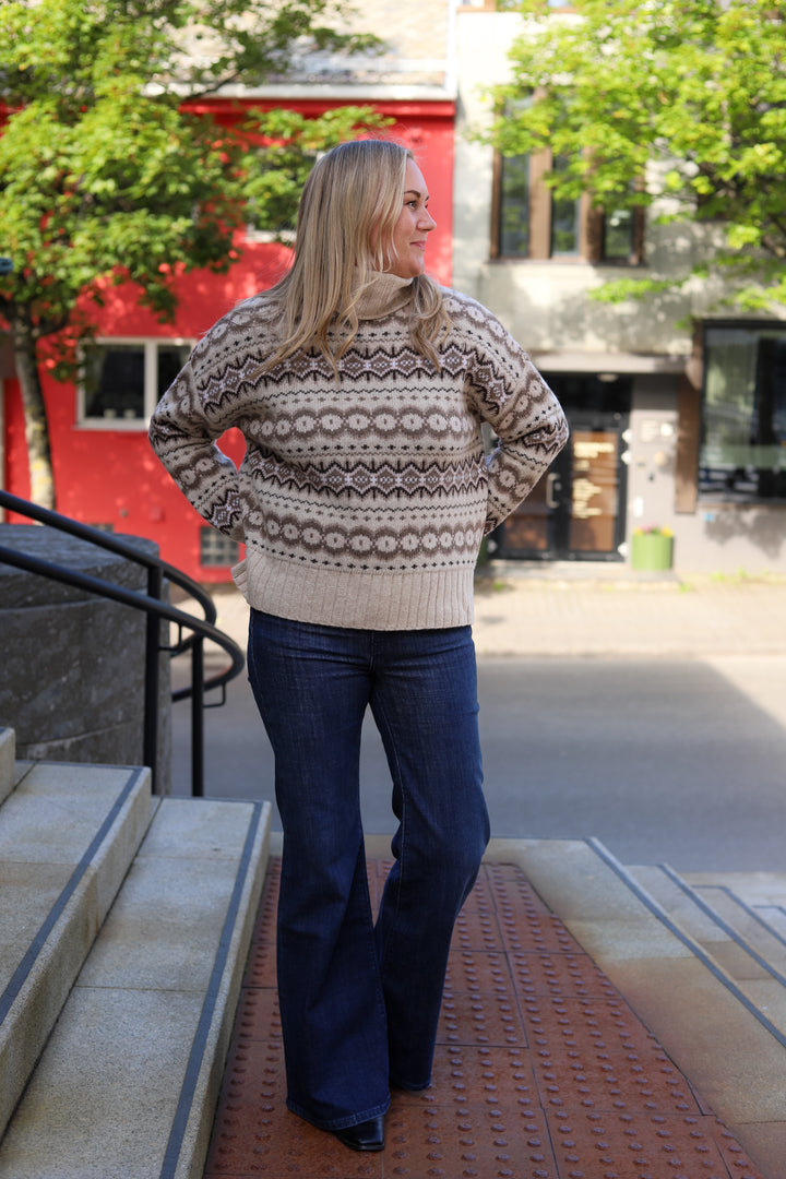 Helen Knit Light Pearl/Pale Pink