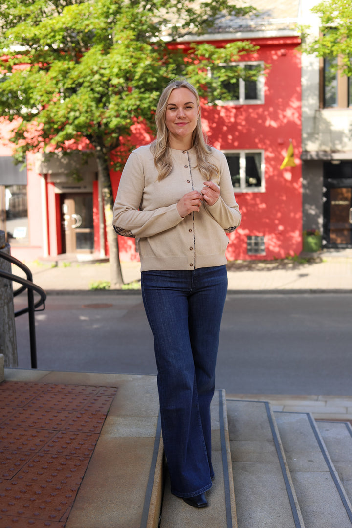 Pendle Cardigan Ecru Marl