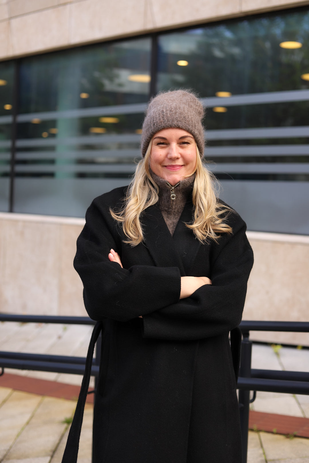 Silje Chunky Hat Brown