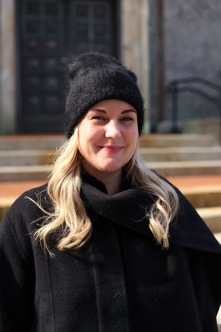 Silje Chunky Hat Black