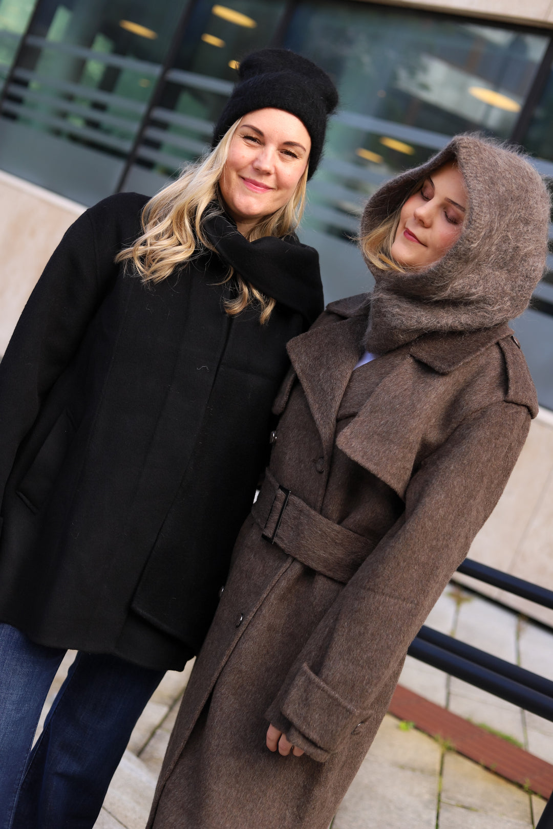 Yua Coat Dark Brown
