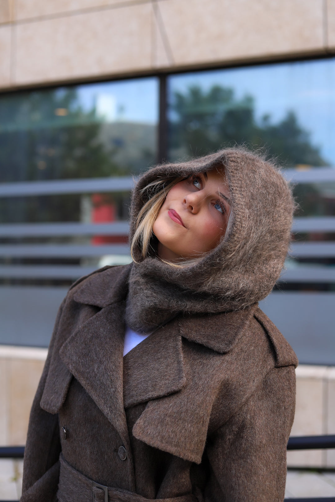 Kajsa Chunky Balaclava Brown
