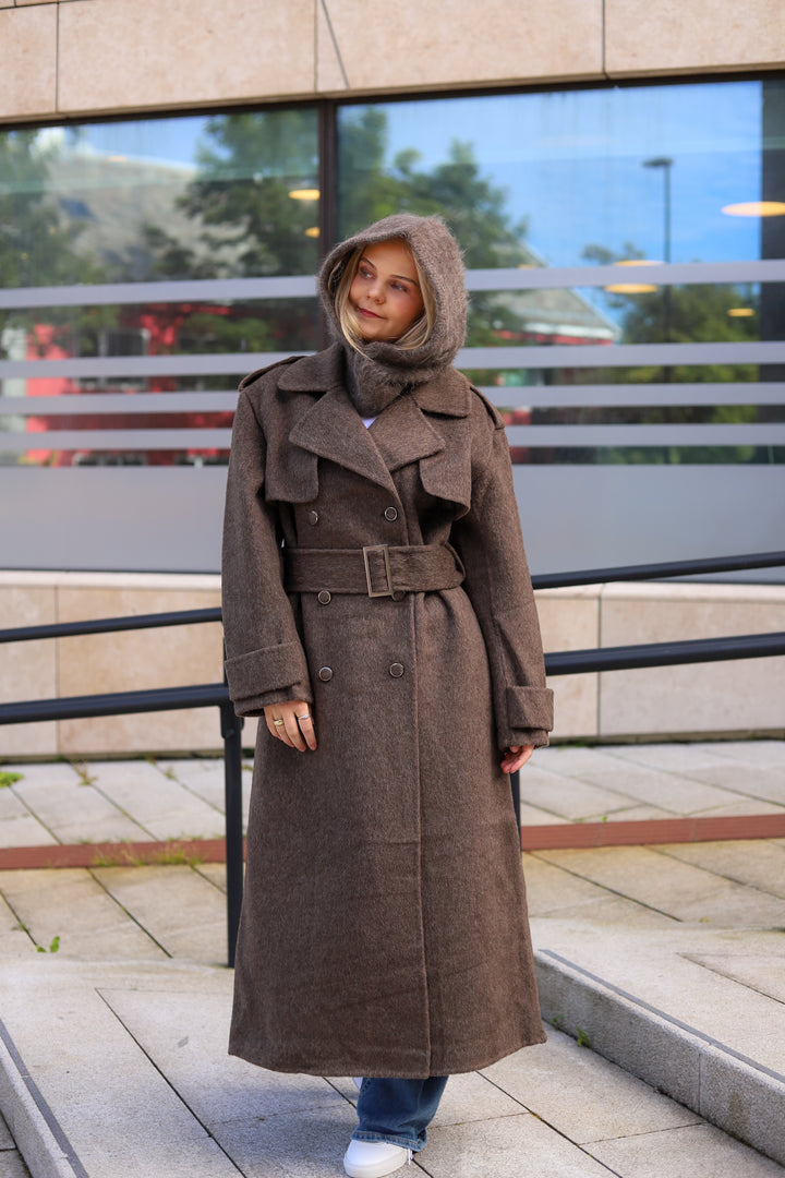Kajsa Chunky Balaclava Brown