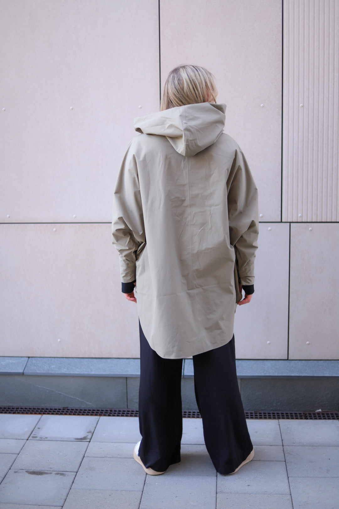 Bergen Poncho Oakmoss