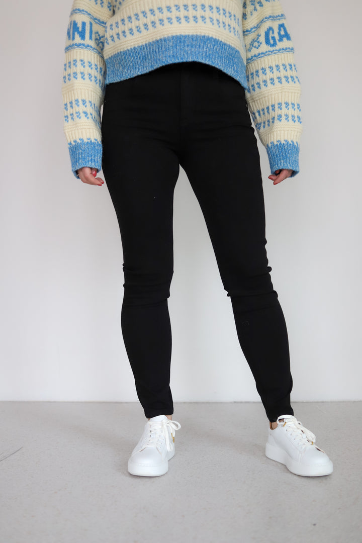 JJ2940 Black Slim Fit Stretchy Jeans