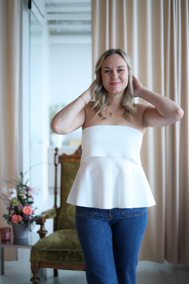 Ami Top Off White
