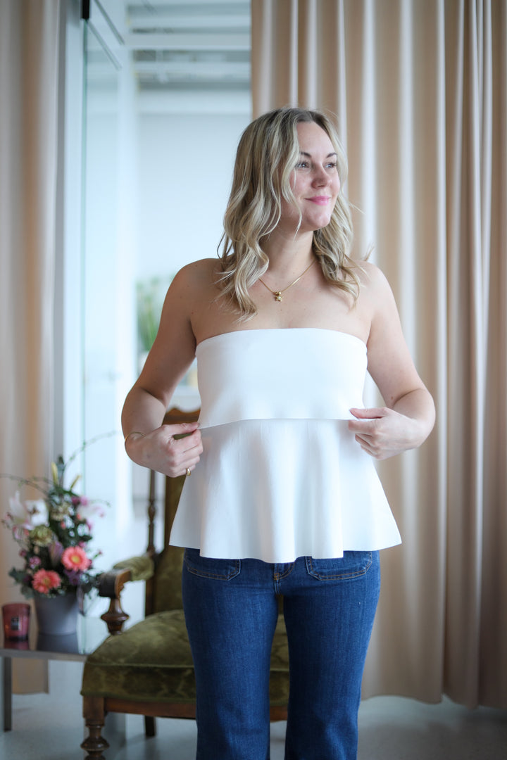 Ami Top Off White