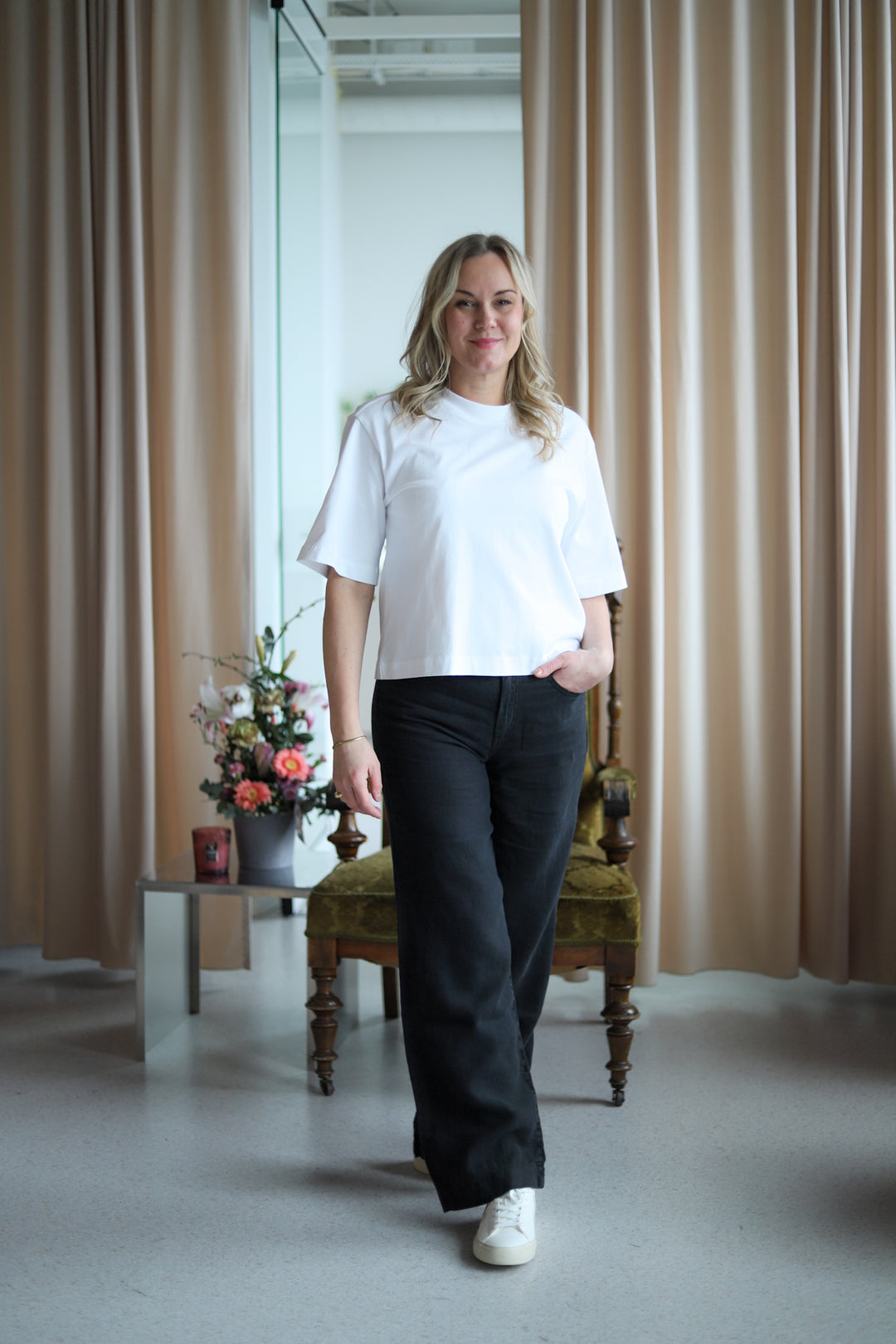 Culotte Linen Black
