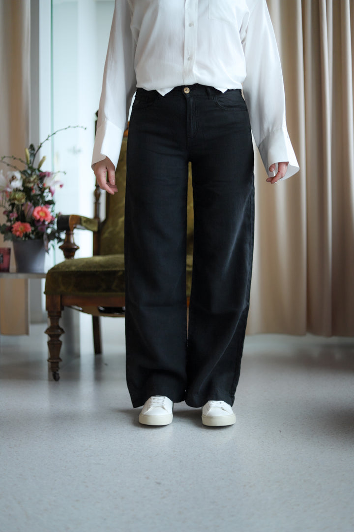 Culotte Linen Black