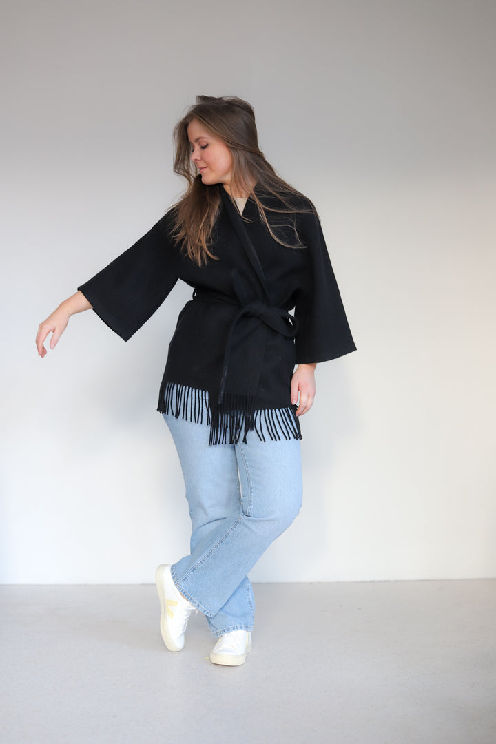 Akila Lambswool Jacket Black