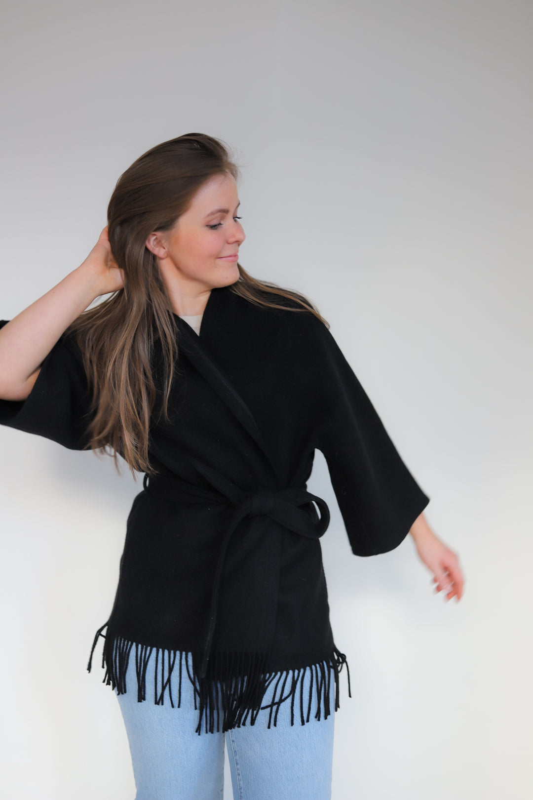 Akila Lambswool Jacket Black