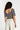 Iguanura Boat Neck Blouse Brown stripe