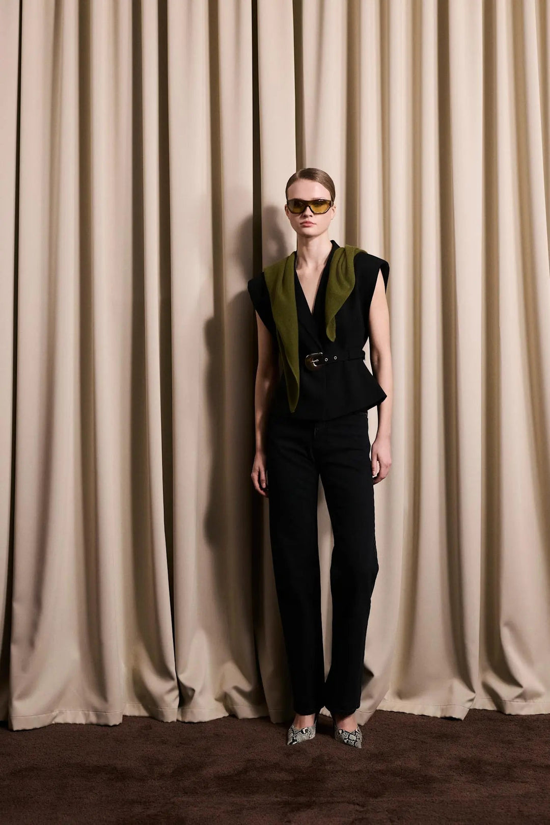 Beverly Waistcoat Black