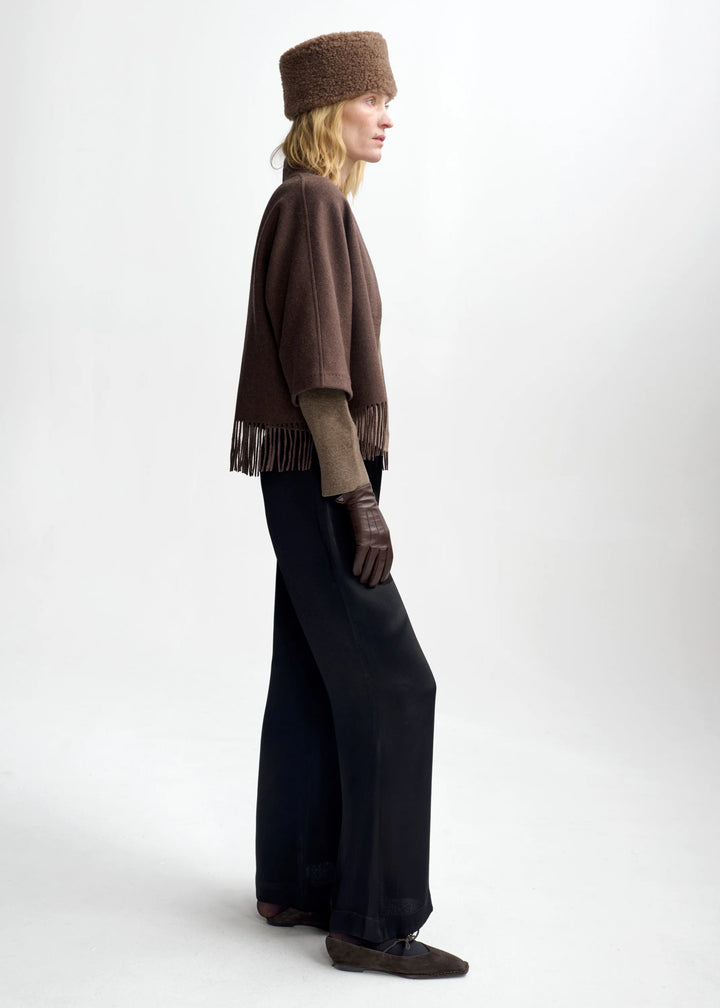 Keyla Lambswool Jacket Brown