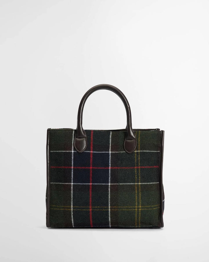 Barrhill Tartan Tote Bag Olive