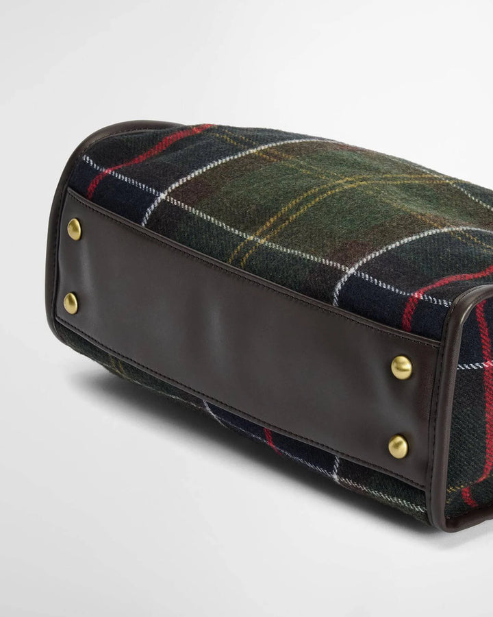 Barrhill Tartan Tote Bag Olive