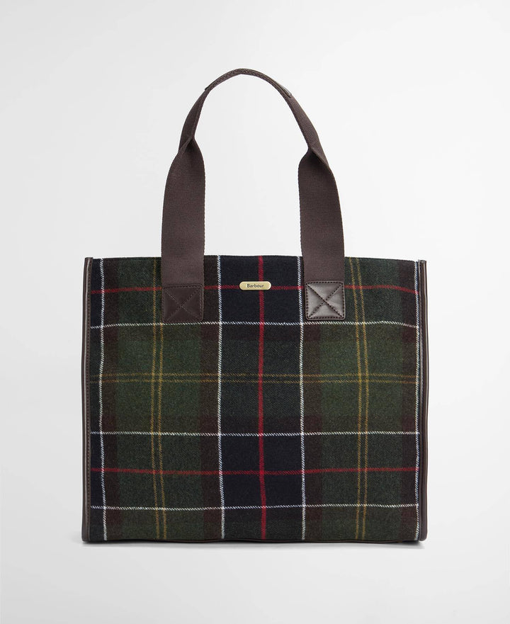 Turnberry Tartan Tote Bag Olive