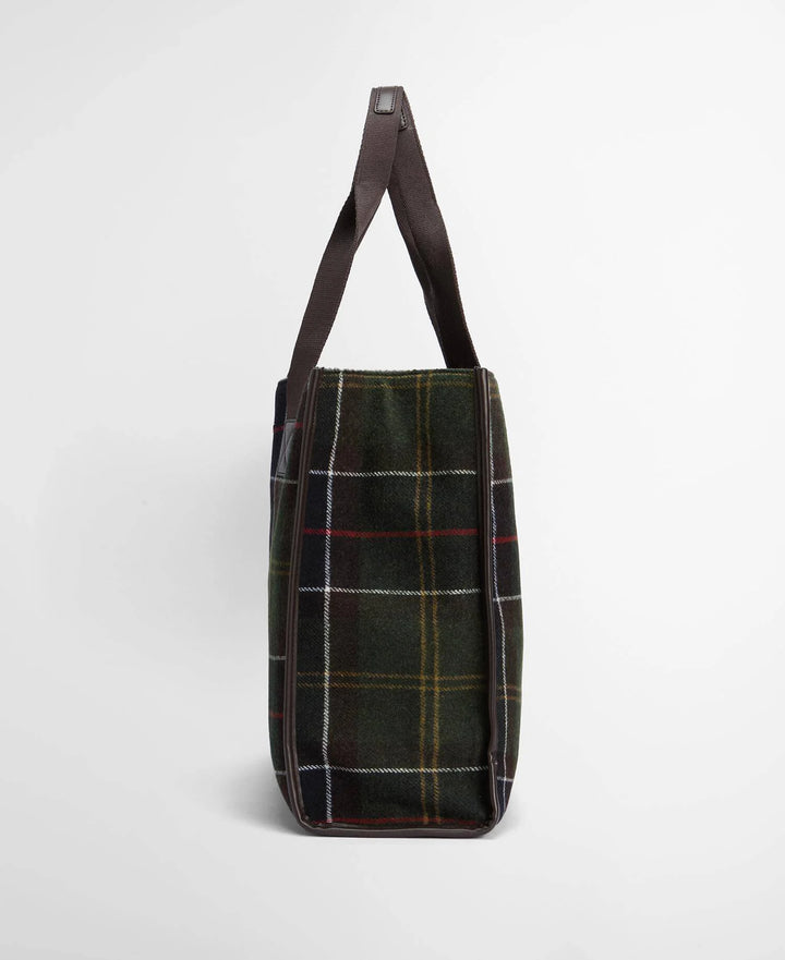Turnberry Tartan Tote Bag Olive