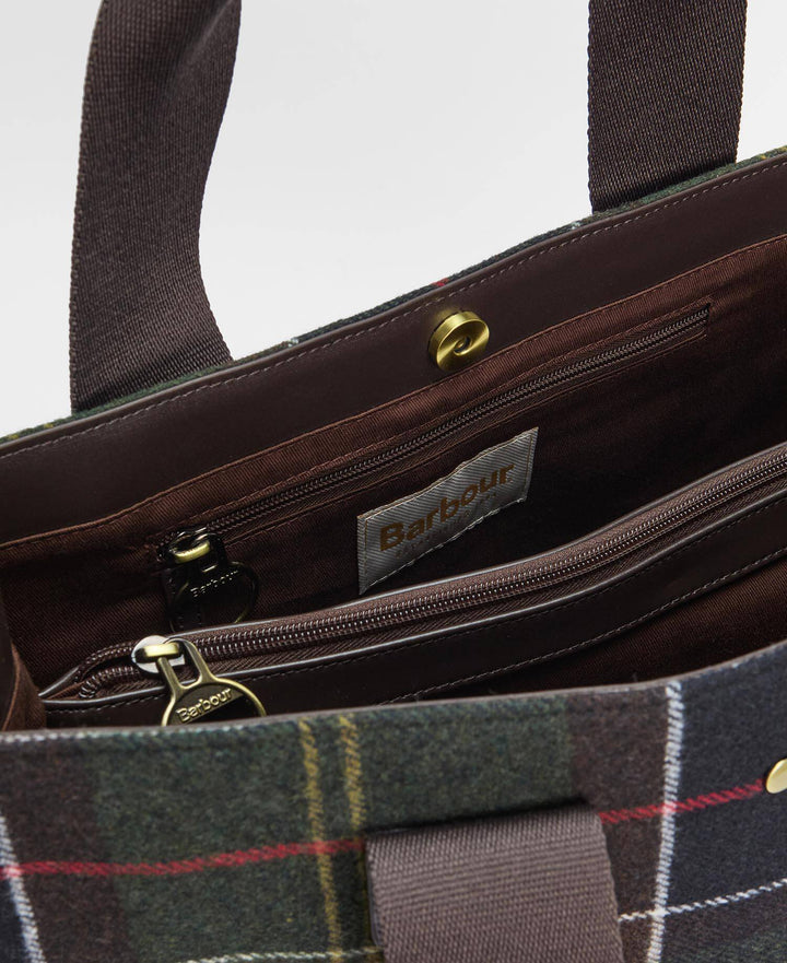 Turnberry Tartan Tote Bag Olive