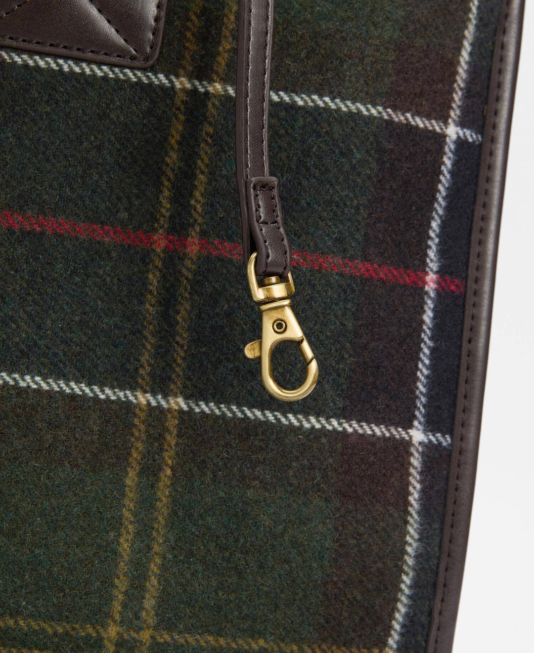Turnberry Tartan Tote Bag Olive