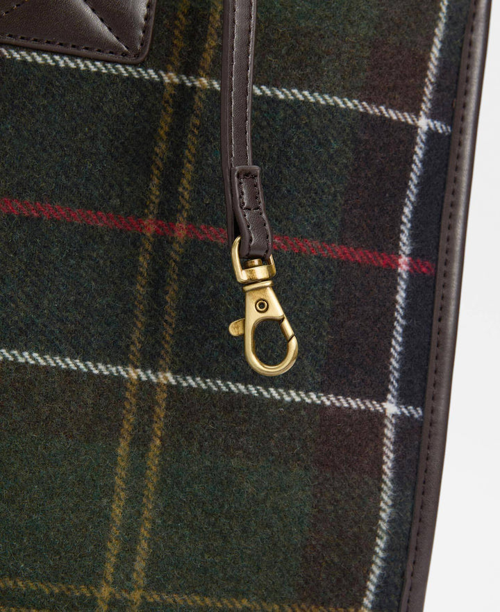 Turnberry Tartan Tote Bag Olive