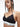 Lightly Lined Bralette Black/White