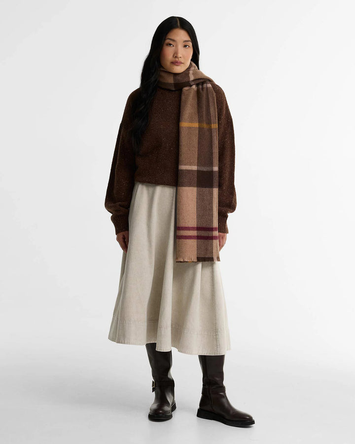 Rosefield Scarf Muted Tartan
