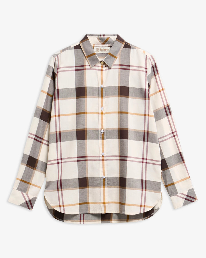 Moorland Shirt Ecru Muted Tart