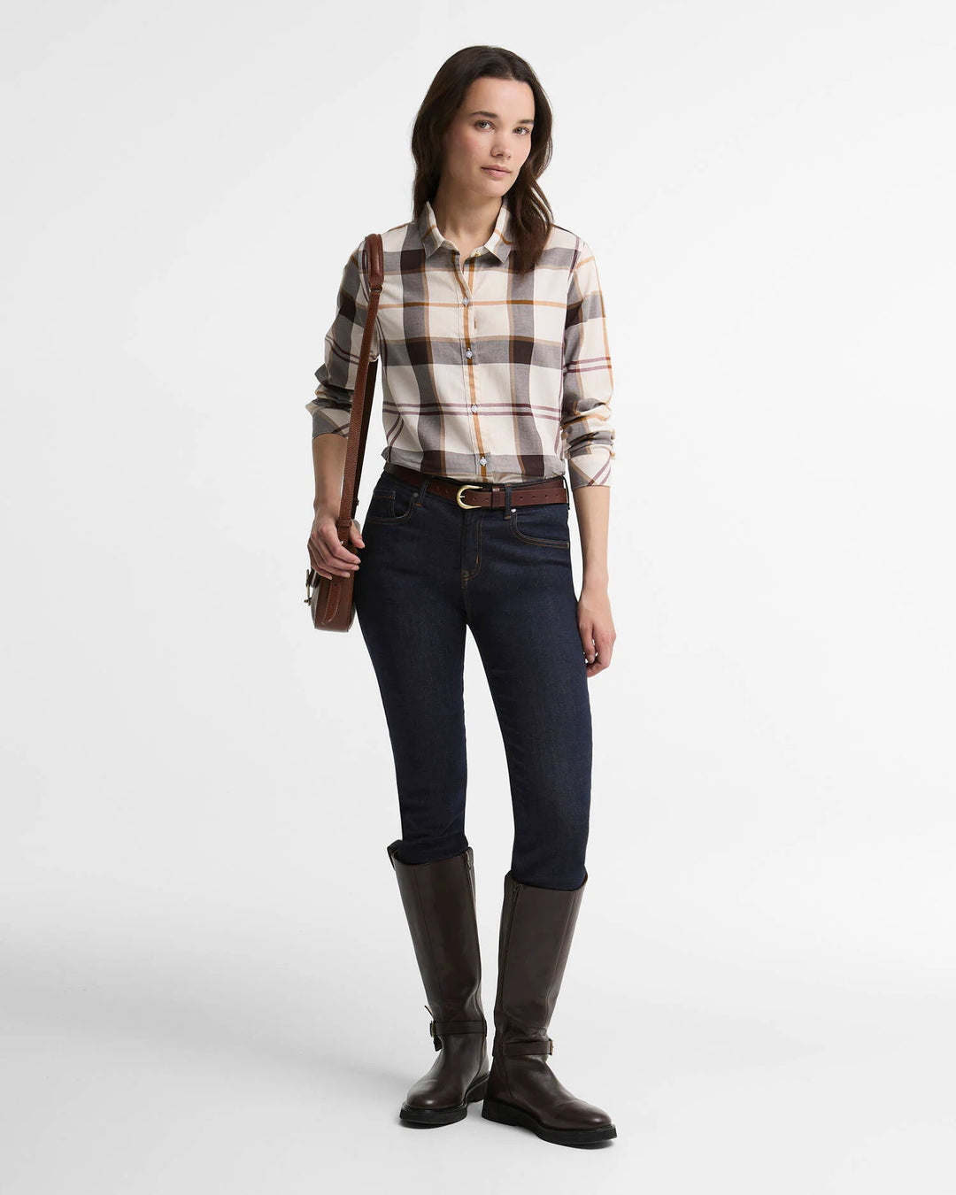 Moorland Shirt Ecru Muted Tart