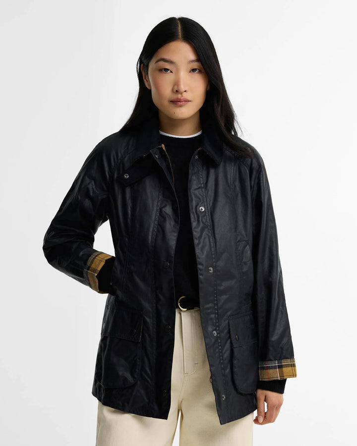 Beadnell Wax Jacket Navy