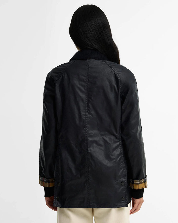 Beadnell Wax Jacket Navy