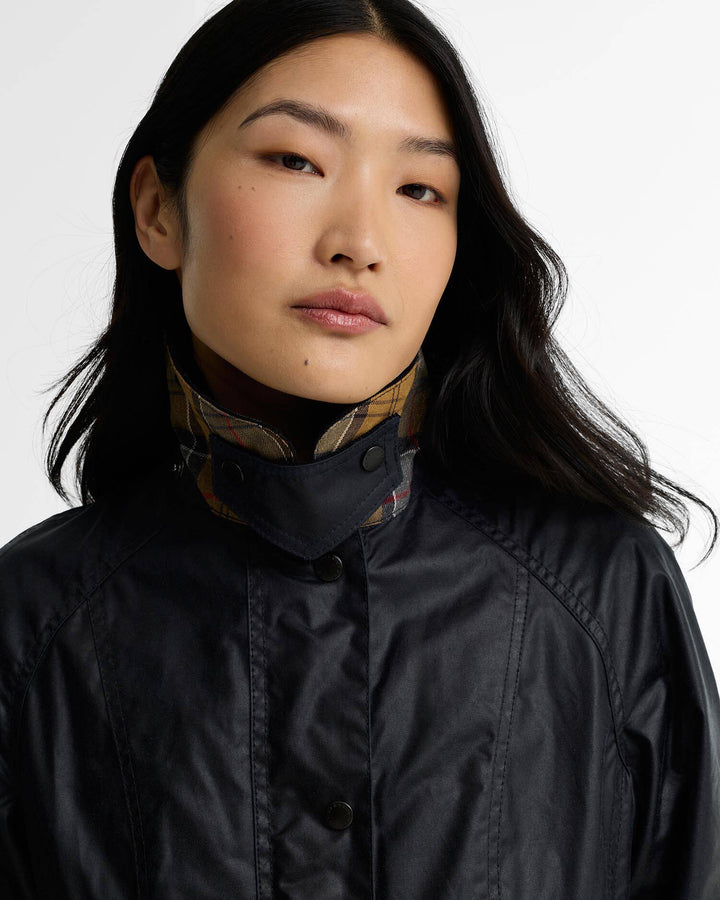 Beadnell Wax Jacket Navy