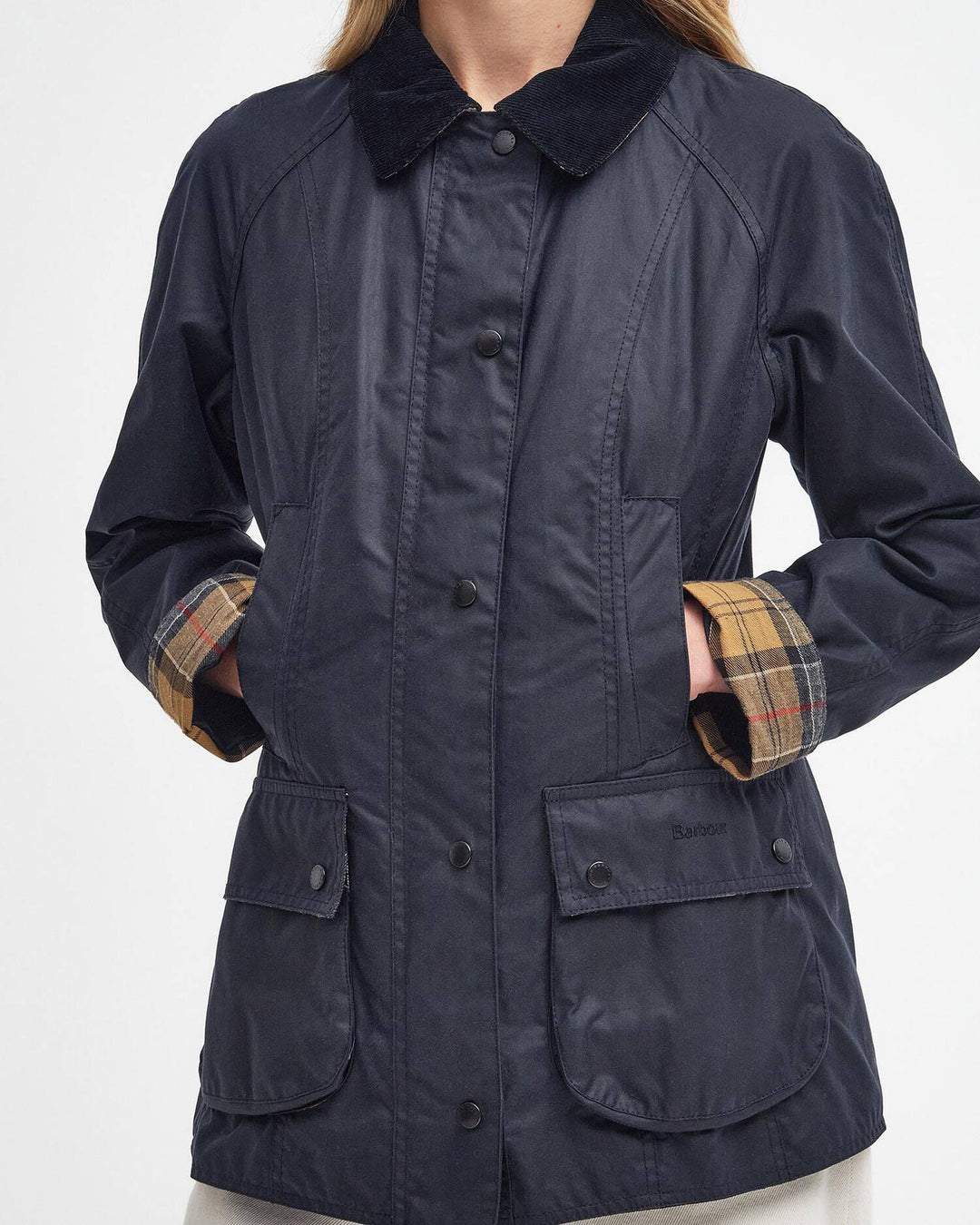 Beadnell Wax Jacket Navy