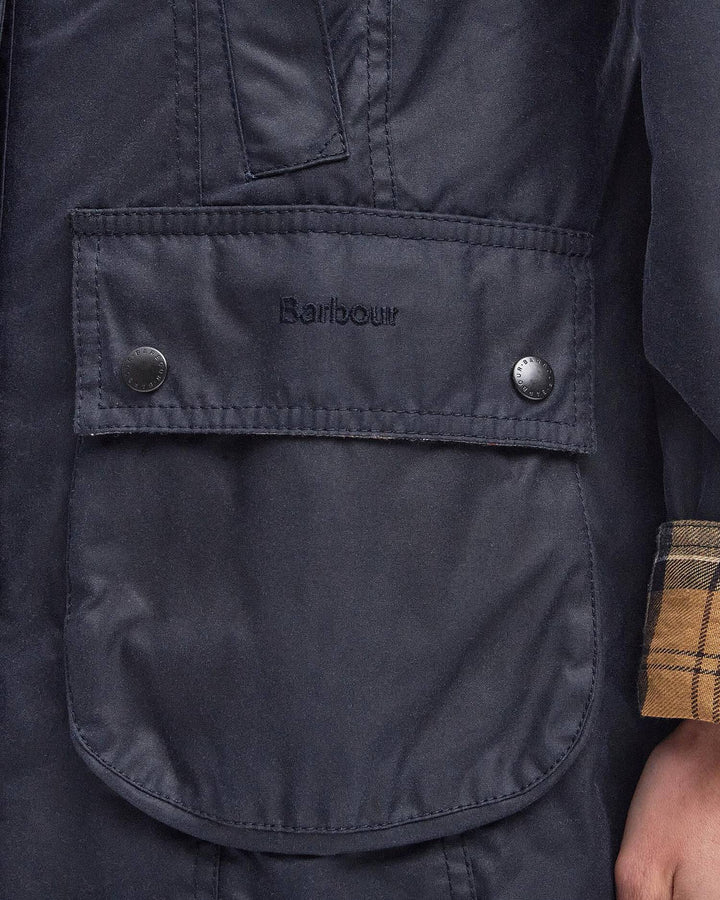 Beadnell Wax Jacket Navy