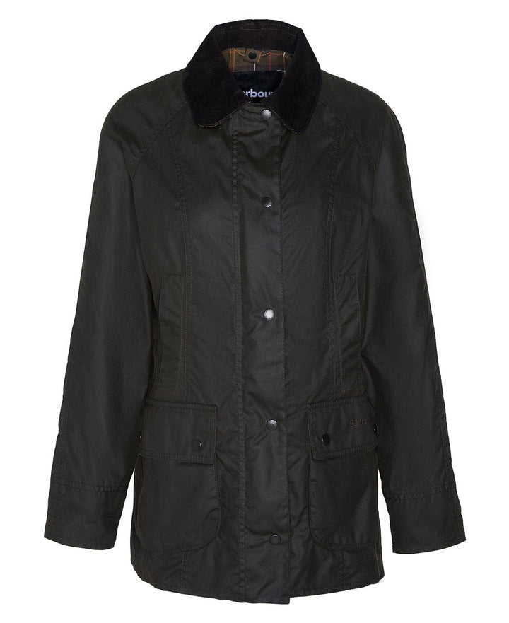 Classic Beadnell Wax Jacket Olive