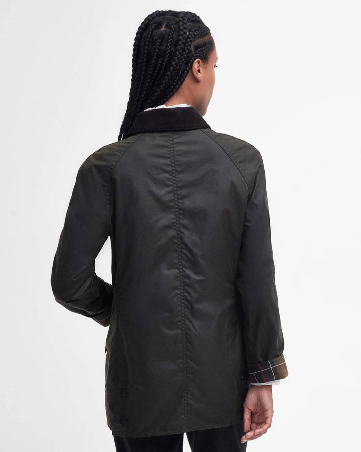 Classic Beadnell Wax Jacket Olive