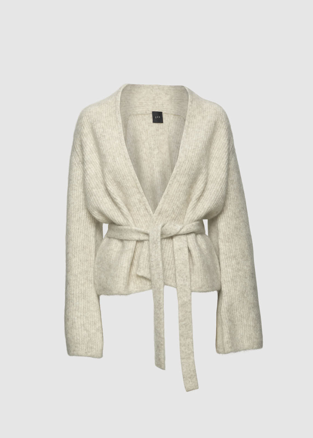 Lila Mohair Cardigan Wheat