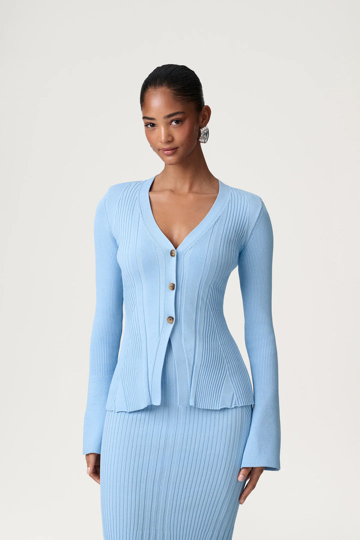 Lugo Cardigan Light Blue