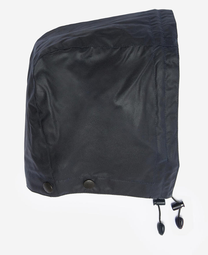 Waxed Cotton Hood Navy